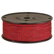 BLUEWATER ROPES 3mm X 50ft Red Mix Accessory Cord (499350RD)