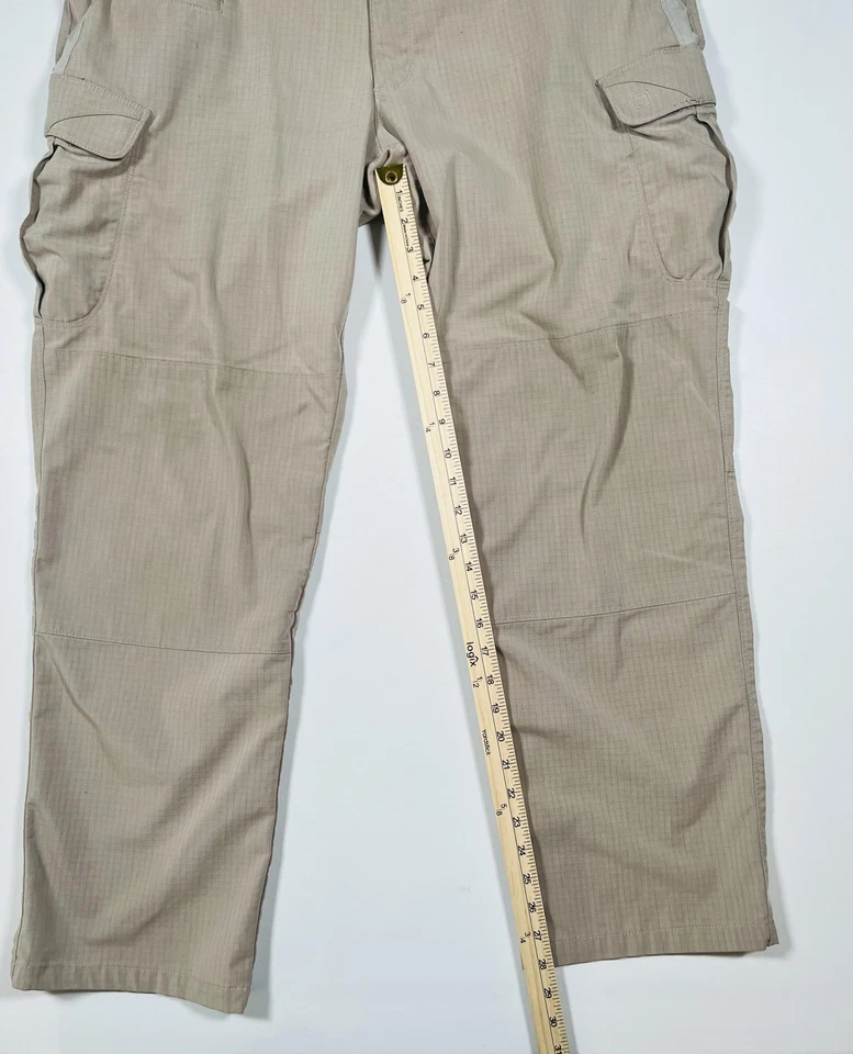 5.11 Tactical Pants Mens Khaki Ripstop Cargo Outdoor Hiking Workwear Read For SZ - Image 4 of 4