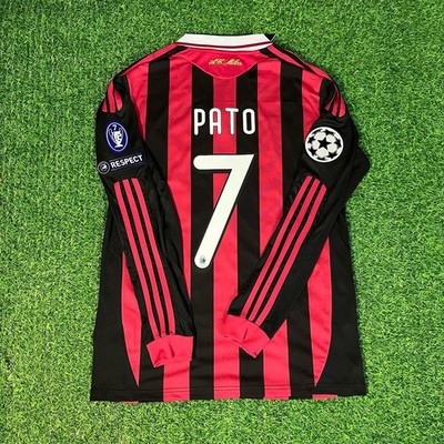 AC Milan PATO 7 レプリカシャツ Pato 7 AC Milan Jersey 2009 2010 Size 2XL Retro Football Home