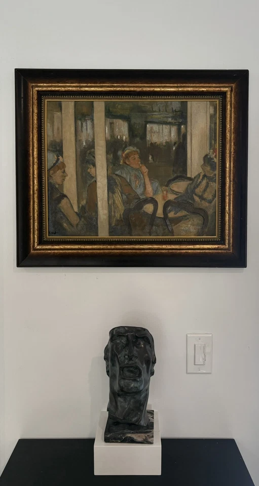 Edgar Degas óleo sobre lienzo 1834-1917 en el estilo del arte enmarcado Foto 2 de 4