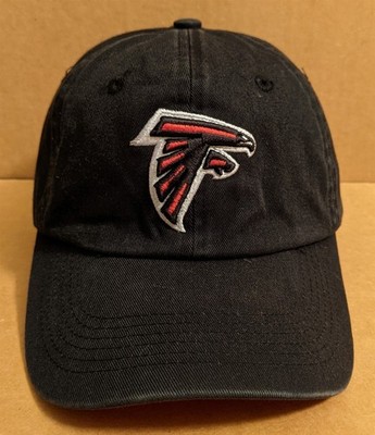 Reebok NFL Atlanta Falcons Logo Black Baseball Hat Cap Adjustable Belt Cotton