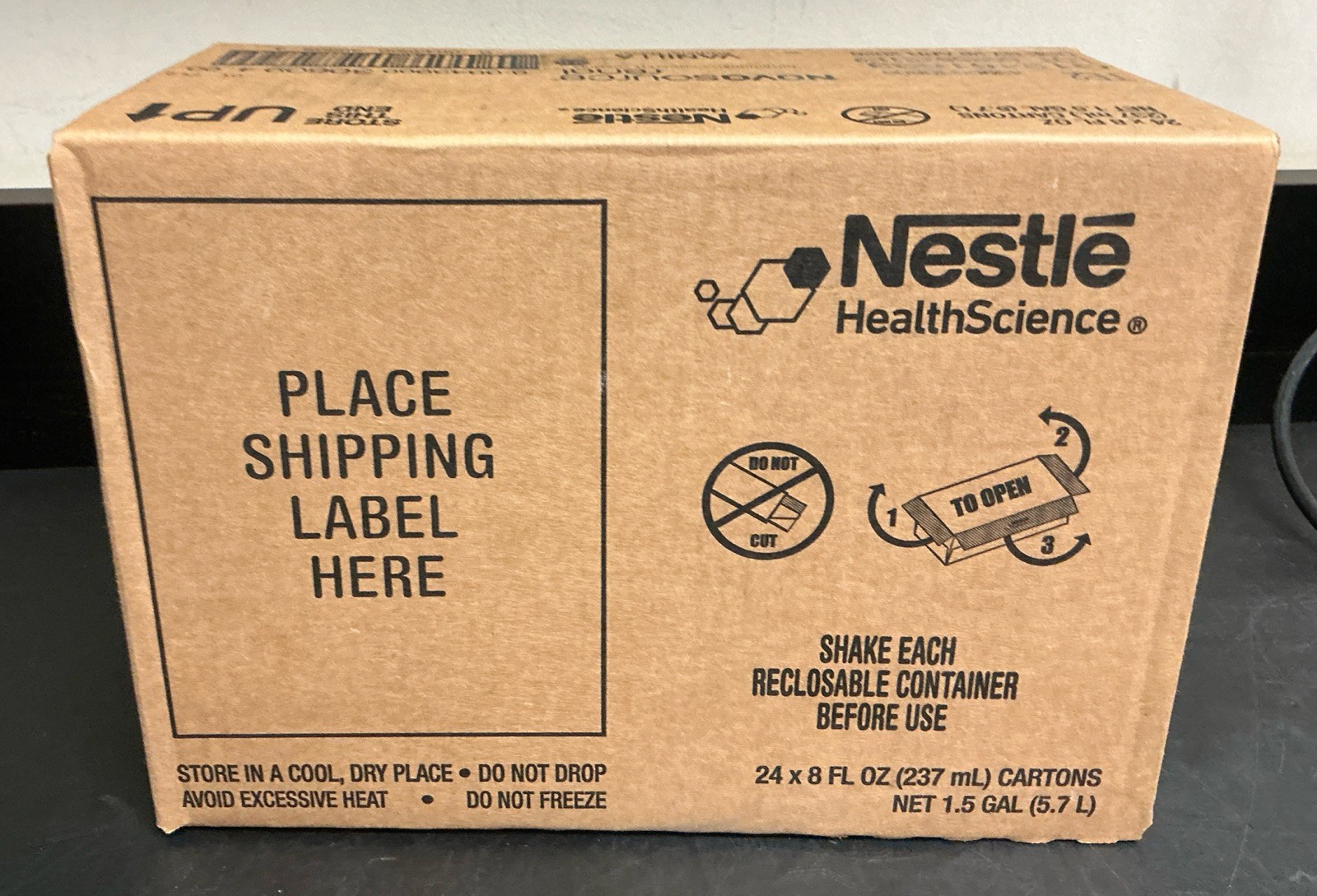Case of 24 Nestle Vanilla Flavor Novasource Renal Formula | 8 oz Cartons