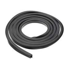 5/32"x5Ft Rubber U Channel Edge Trim Door Seal Strip Weather Stripping Black