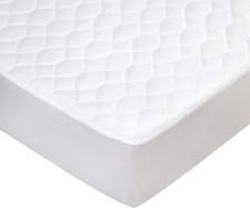 Waterproof Crib Mattress Protector 52x28 Quilted Fitted Noiseless Pad Cover