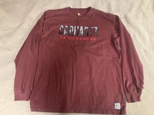 Carhartt force FR Sample Graphic Long Sleeve Men  s M Shirt
