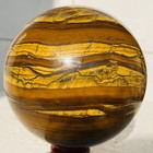 Natural tiger's eye ball quartz crystals sphere gem reiki healing 1480g — photo 8