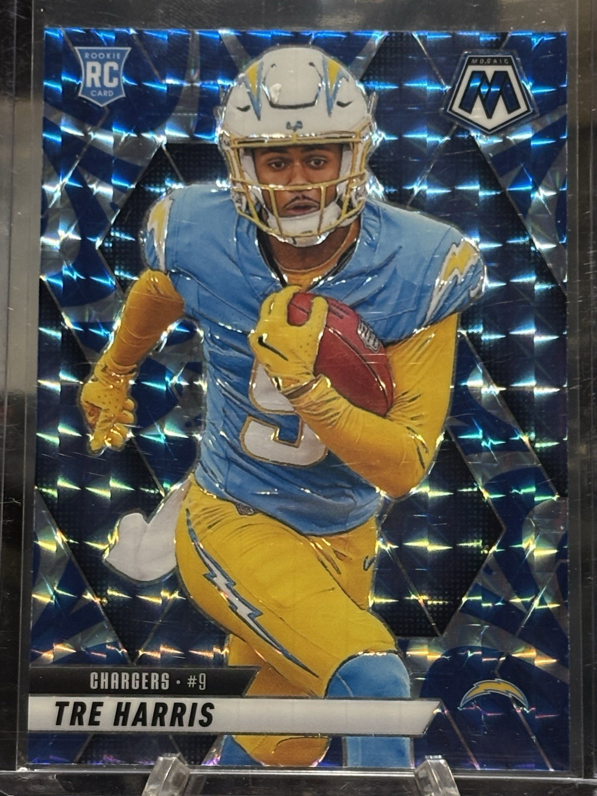 Panini 2025 Mosaic Reactive Blue  Tre Harris L.A  Chargers Rookies RC #326