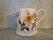 Emma Bridgewater Daffodil "Spring Narcissus" Flowers Mug 1/2 pint 