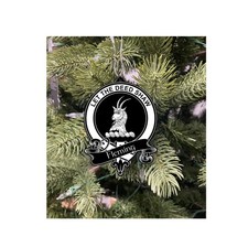 Fleming Family Crest Christmas Ornament Laser Engraved Scottish Clan Gift