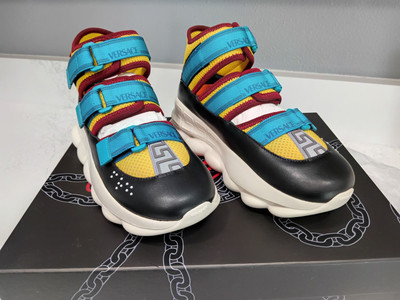 Versace: Chain Reaction Sandals Size 37