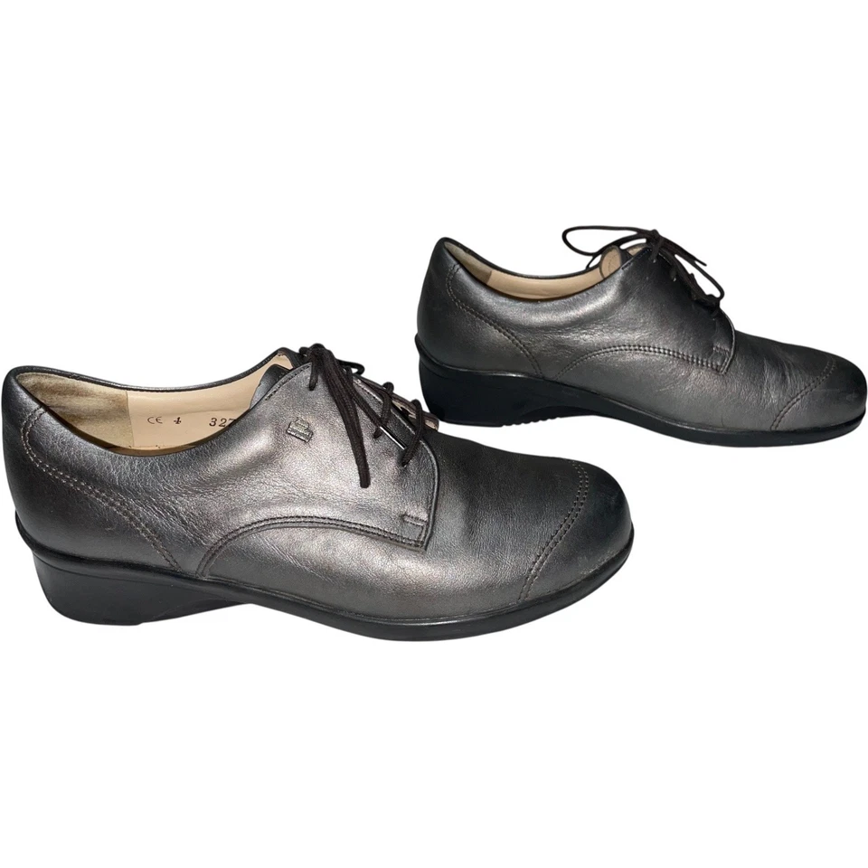 Zapatos de cuero metálico FINN COMFORT Talla: UK 4 US 6.5 Foto 3 de 4