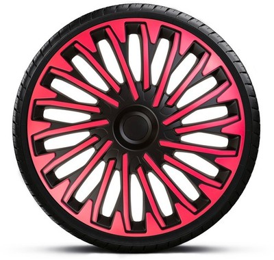 Radkappen Radzierblenden EINZELN (1Stück) 14 Zoll SOHO PINK BLACK Z461254