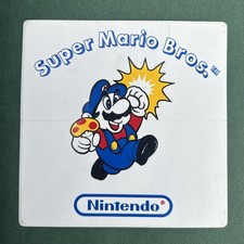 Super Mario Bros Sticker Official 4   Nintendo 80  s Nintendo Power FREE SHIPPING
