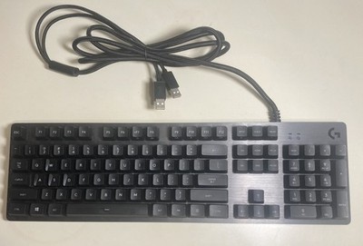 Logitech G413 Carbon Mechanical Gaming Keyboard Wired USB Brushed Aluminum