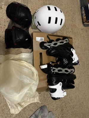 Schwinn Adult ABEC-7 In-Line Skates Roller Blades, full protection set