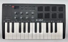 M-VAVE SMK-25 USB MIDI Keyboard Controller – 25-Key Compact w/ Sustain Input