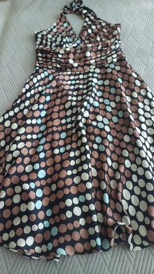 Damen Kleid Monsoon Gr.42 Top Zustand  100% Seide Bunt