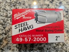 Milwaukee 2 in Carbide-Tipped Annular Cutter Metal Boring Cutter 49-57-2000 MPN