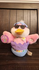 Dan Dee 9" Animated Plush Pink Duck Sings Dances Works