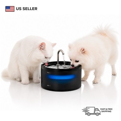 Pet Electric Water Fountain Auto Drinking Bowl Dog Cat Water Dispenser or Filter