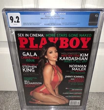 🔥 Kim Kardashian 1st Playboy Cover December 2007 CGC 9.2 Only 7 Graded Higher