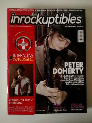 PETER DOHERTY -- INROCKUPTIBLES ARGENTINA Magazine -- 2009 - #135