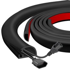 Silicone Wall Wire Hider, Side Open Wire Covers for Cords on Wall, 10FT Self-...