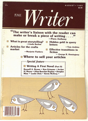 The Writer Magazine - August 1989