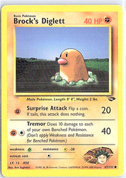 Brock's Diglett 67/132 Gym Challenge Common