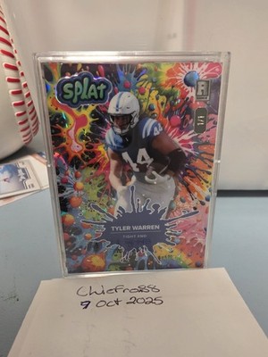 2025 Wildcard Splat Tyler Warren 1/1 RC