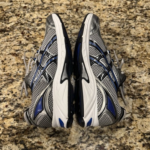 Women's ASICS Gel-Kanbarra 5 Silver Blue White Black Running Shoes T025N sz10.5 - Picture 8 of 11