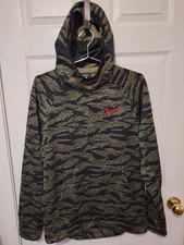 Nike Dri-FIT Hoodie Men M Camo Allover Spotlight Print AOP Sports AV8958-375