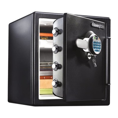 SentrySafe Fireproof and Waterproof Home Safe with Biometric Fingerprint Lock...