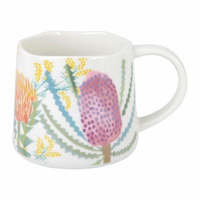 Maxwell & Williams NATIVE BLOOMS Becher Banksia Tasse Kaffeebecher 350 ml