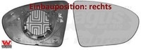VAN Wezel 3388838 Spiegelglas FüR AußEnspiegel Rechts FüR Nissan