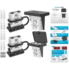 High-Current 120A Anderson Battery Connectors - 4 Pack, Quick Connect Solution