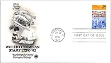 FDC 1992 SC #2616 PCS Cachet - Rosemont IL  - Single - J33154