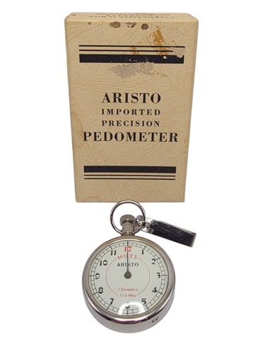 VTG Aristo Imported Precision Pedometer No 98 Made In Germany w/ Box Exercising