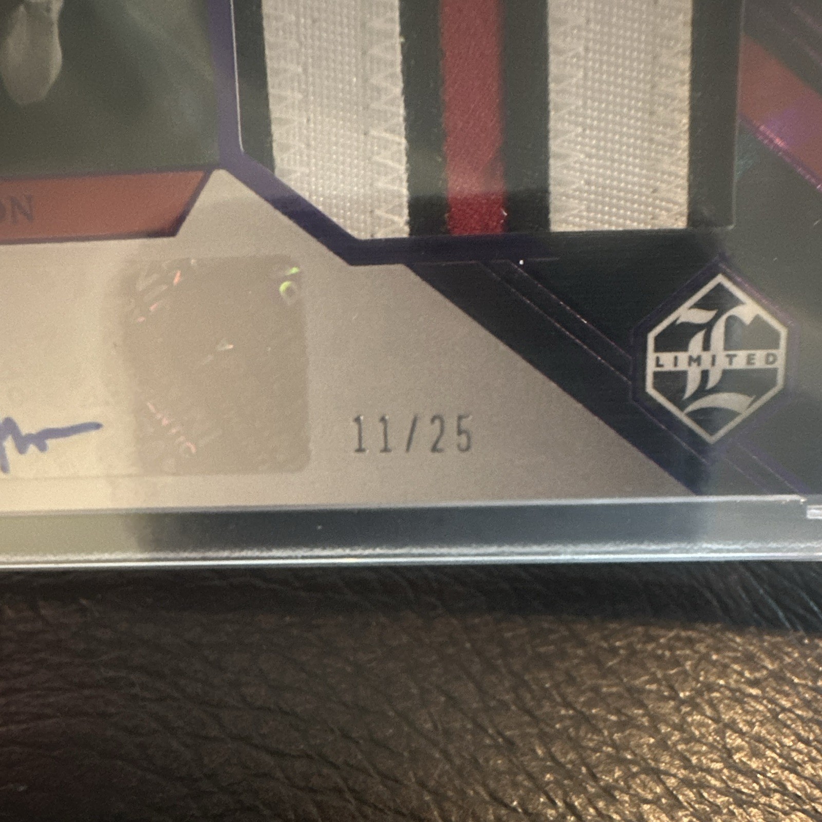 Panini 2023 Limited Football Michael Wilson RC Auto Patch Cardinals #168 /25 view 3