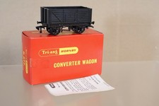 TRIANG HORNBY DUBLO R577 BR I7 PLANK CONVERTER WAGON BOXED op