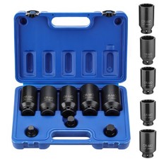 ANTRIEBSWELLEN STECKSCHLÜSSELSATZ 30-36 MM VIELZAHN NUSS NÜSSE 1/2 ZOLL 12-KANT