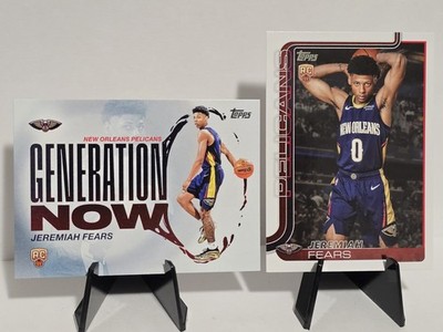 JEREMIAH FEARS RC 2025 Topps Flagship #GN-7 GENERATION NOW ROOKIE INSERT + BASE 