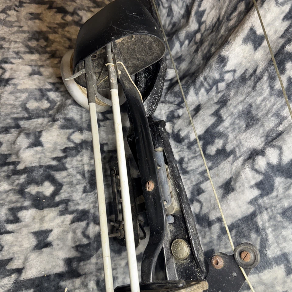 Carrete cajún arco de pesca compuesto de tiro con arco probado cola blanca de oso varios sitios Foto 3 de 4