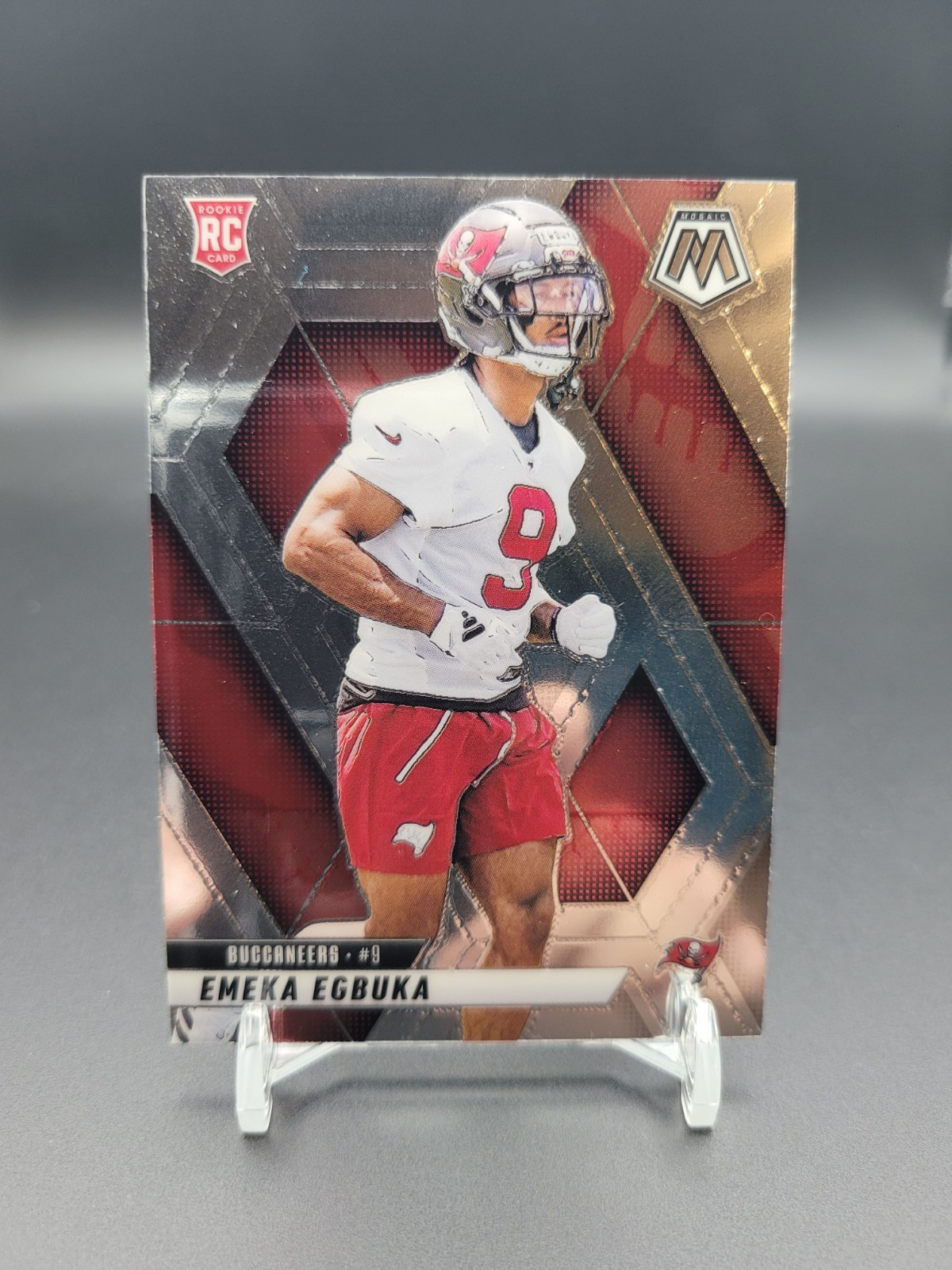 EMEKA EGBUKA - 2025 Panini Mosaic Rookie Base #376 - Tampa Bay Buccaneers - RC