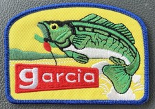 Garcia Fishing Vintage Style Retro Iron Sew On Patch Cap Hat