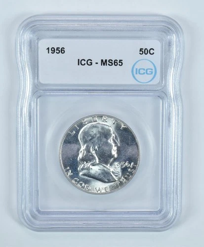 1956 Franklin Half Dollar MS65 ICG *2502