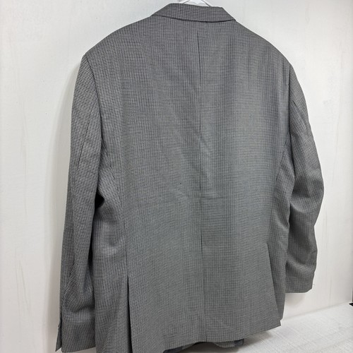 Giacca blazer Tommy Hilfiger uomo 48L grigio Glen check pied de poule cappotto sportivo usato in ottime condizioni - Foto 9 di 15