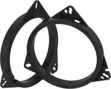 2PCS Black Plastic 6.5Inch Car Speaker Adapters Mount Plates Bracket