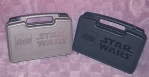 2 LEGO Star Wars 2002 Carry Cases Gray Black Lucasfilms Jango Fett's Slave EMPTY
