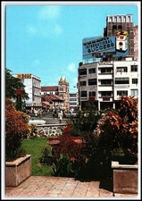 Vtg Chrome Postcard Broad Street Tinubu Square Lagos Nigeria 1962 Jackie... К072
